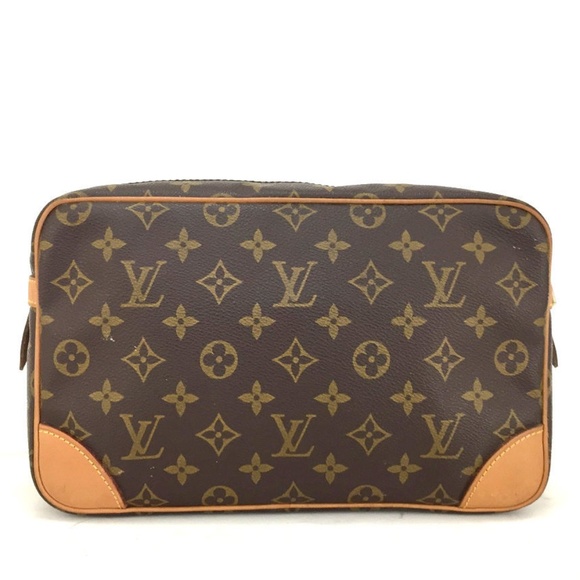 Auth Louis Vuitton Compiegne Clutch 96LCL149 - Picture 2 of 7